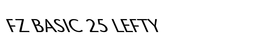 FZ BASIC 25 LEFTY