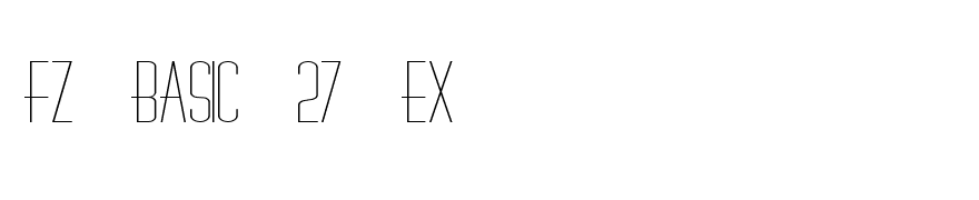 FZ BASIC 27 EX