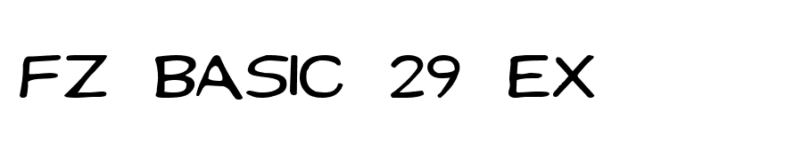 FZ BASIC 29 EX