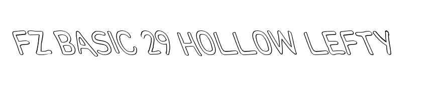 FZ BASIC 29 HOLLOW LEFTY