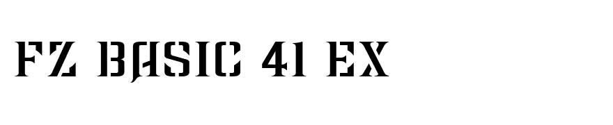 FZ BASIC 41 EX