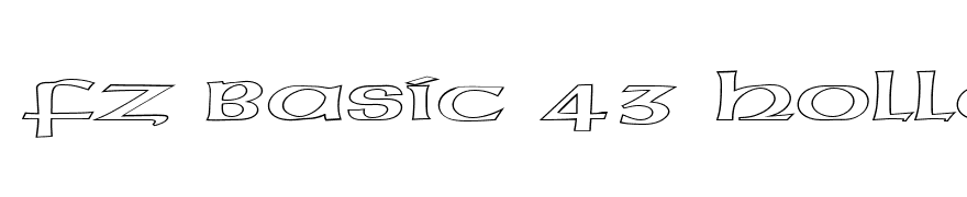 FZ BASIC 43 HOLLOW EX