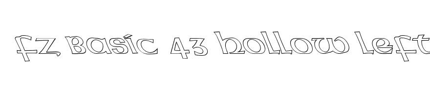 FZ BASIC 43 HOLLOW LEFTY