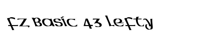 FZ BASIC 43 LEFTY