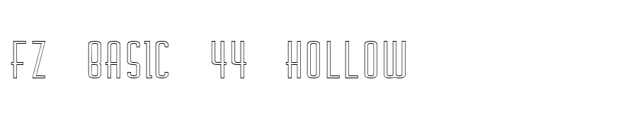 FZ BASIC 44 HOLLOW