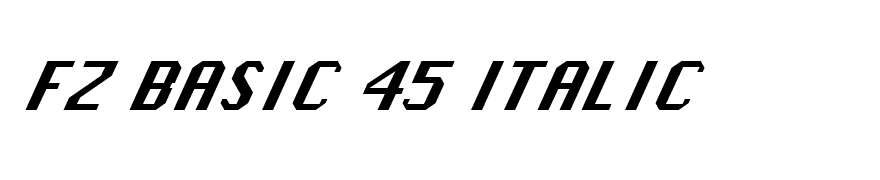 FZ BASIC 45 ITALIC