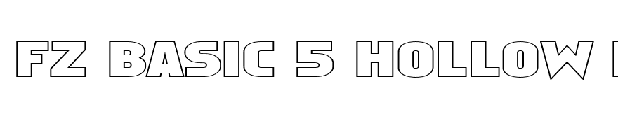 FZ BASIC 5 HOLLOW EX