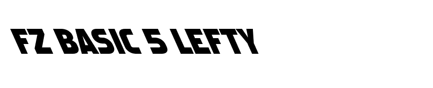 FZ BASIC 5 LEFTY