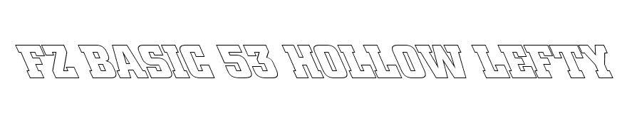 FZ BASIC 53 HOLLOW LEFTY
