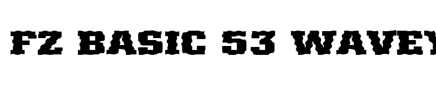 FZ BASIC 53 WAVEY EX