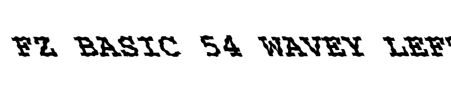 FZ BASIC 54 WAVEY LEFTY