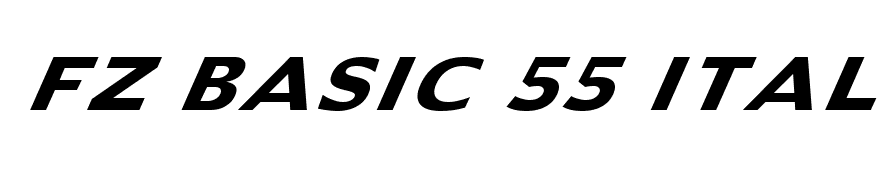 FZ BASIC 55 ITALIC