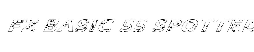 FZ BASIC 55 SPOTTED ITALIC