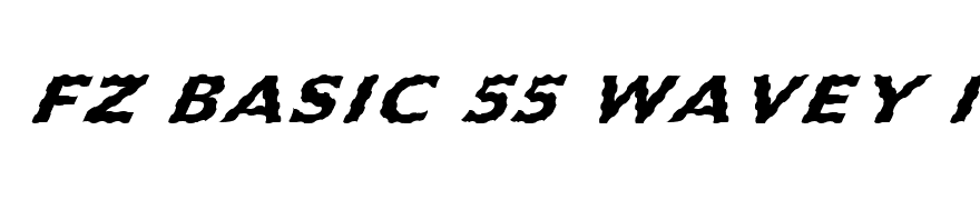 FZ BASIC 55 WAVEY ITALIC