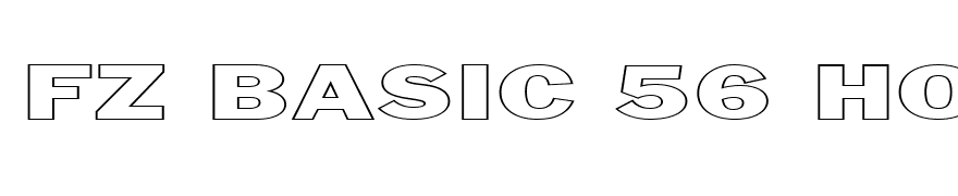 FZ BASIC 56 HOLLOW EX