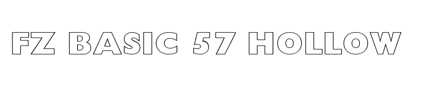 FZ BASIC 57 HOLLOW