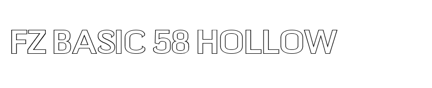 FZ BASIC 58 HOLLOW