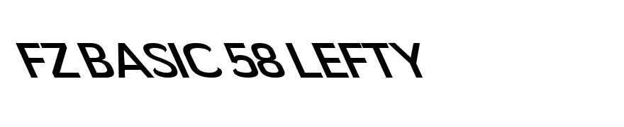 FZ BASIC 58 LEFTY