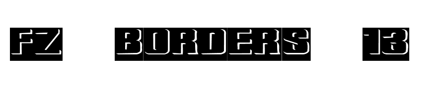 FZ BORDERS 13 EX
