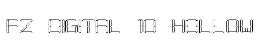 FZ DIGITAL 10 HOLLOW EX