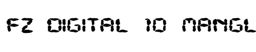 FZ DIGITAL 10 MANGLED EX