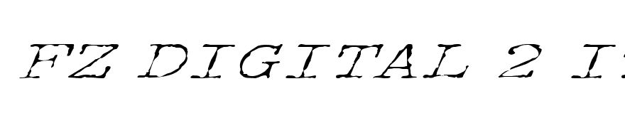 FZ DIGITAL 2 ITALIC