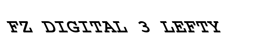 FZ DIGITAL 3 LEFTY