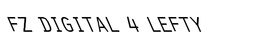 FZ DIGITAL 4 LEFTY