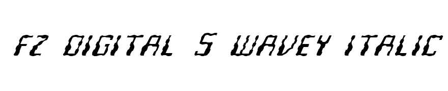 FZ DIGITAL 5 WAVEY ITALIC