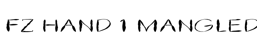 FZ HAND 1 MANGLED EX