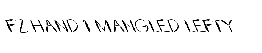 FZ HAND 1 MANGLED LEFTY