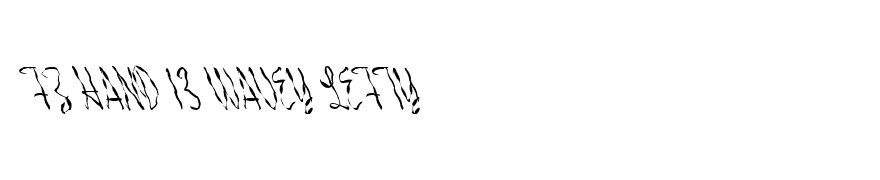 FZ HAND 13 WAVEY LEFTY