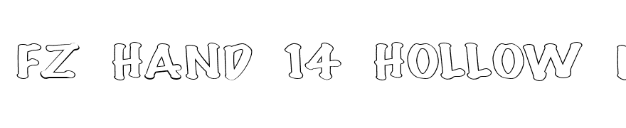 FZ HAND 14 HOLLOW EX