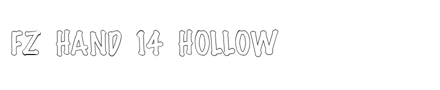 FZ HAND 14 HOLLOW