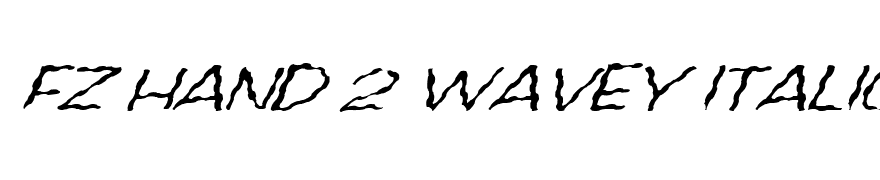 FZ HAND 2 WAVEY ITALIC
