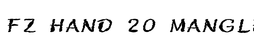 FZ HAND 20 MANGLED EX