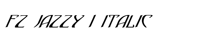 FZ JAZZY 1 ITALIC