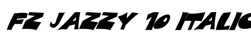 FZ JAZZY 10 ITALIC