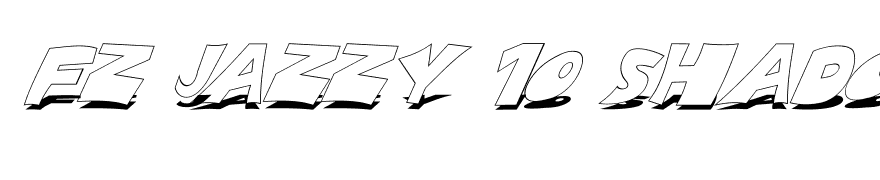 FZ JAZZY 10 SHADOW ITALIC