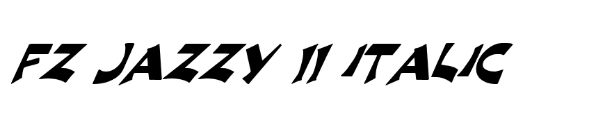FZ JAZZY 11 ITALIC