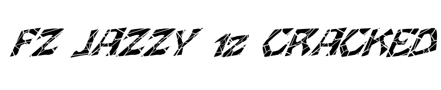 FZ JAZZY 12 CRACKED ITALIC