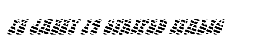 FZ JAZZY 14 STRIPED ITALIC