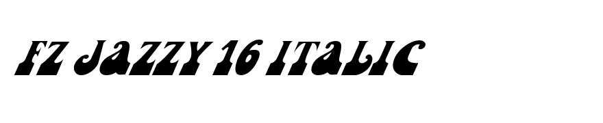 FZ JAZZY 16 ITALIC