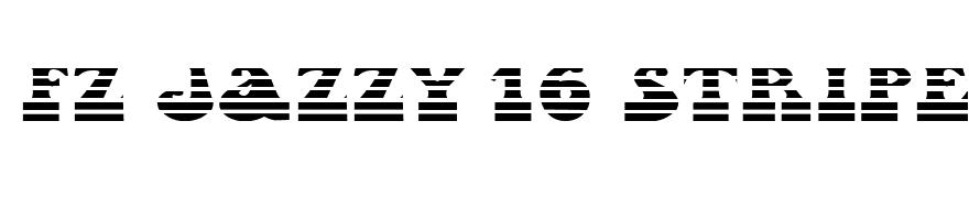 FZ JAZZY 16 STRIPED EX