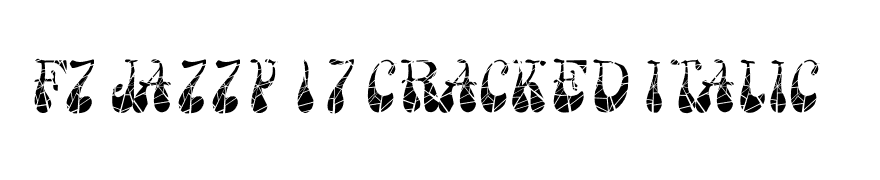 FZ JAZZY 17 CRACKED ITALIC