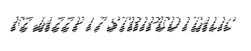 FZ JAZZY 17 STRIPED ITALIC