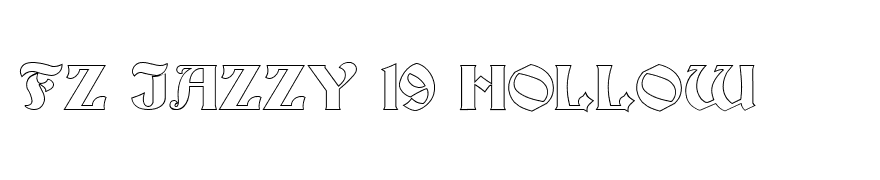 FZ JAZZY 19 HOLLOW