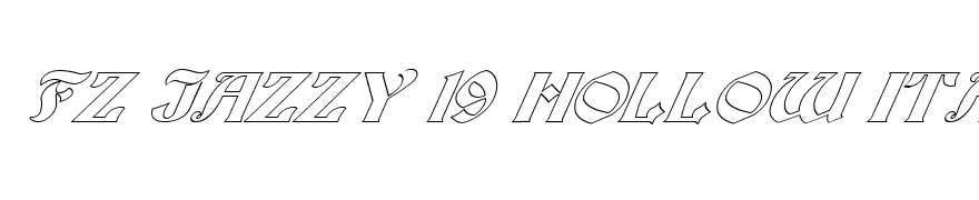 FZ JAZZY 19 HOLLOW ITALIC