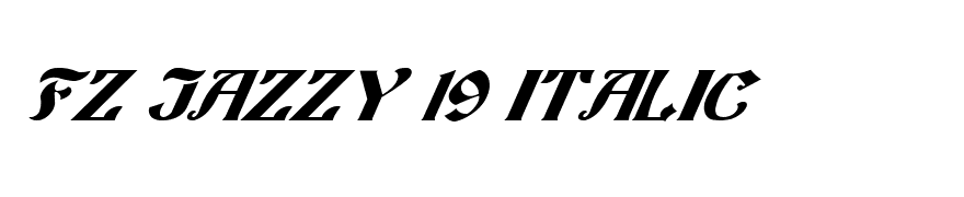 FZ JAZZY 19 ITALIC