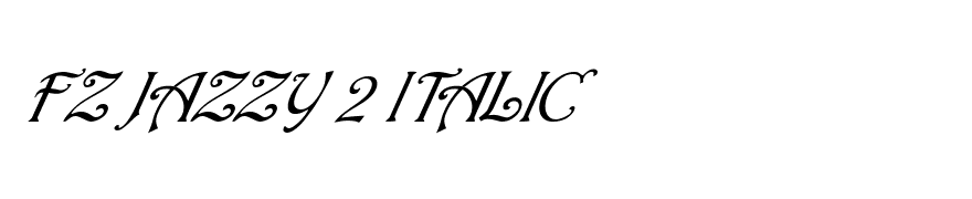 FZ JAZZY 2 ITALIC